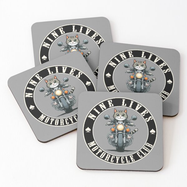 Item preview, Nine Lives Motorcycle Club designed and sold by rogue-design.
