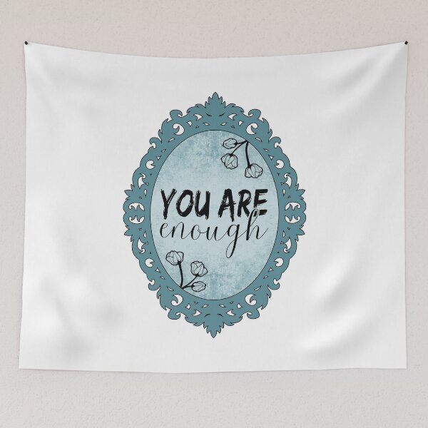 Item preview, Body Positivity Self Love Mirror | You Are Enough  designed and sold by ObsidianDaz.