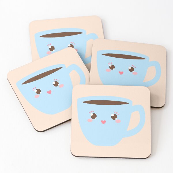 Item preview, Adorable Coffee Cup Kawaii designed and sold by istoriadesign.