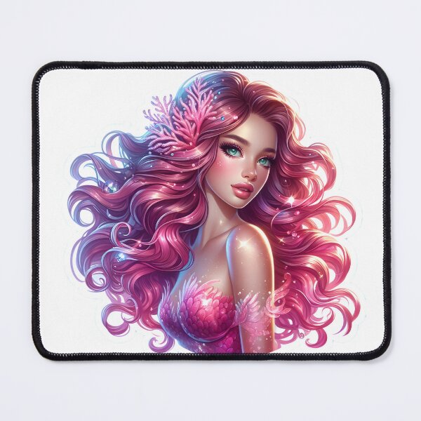 Item preview, Sparkling Mermaid Princess designed and sold by AI-Only Creations.