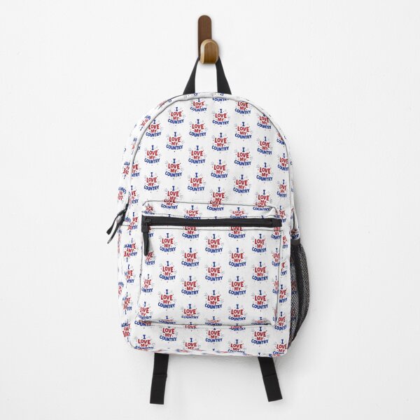 Item preview, I love my country flag illustration designed and sold by PixelPopsShop.