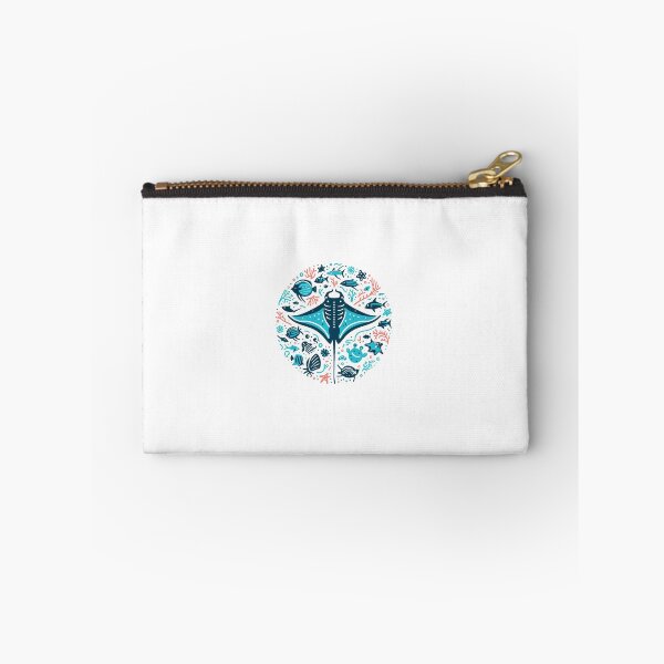 Item preview, manta ray with othere sea creatures designed and sold by zzinthestore.
