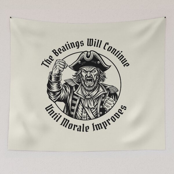 Item preview, The Beatings Will Continue until Morale Improves designed and sold by ValentinaHramov.