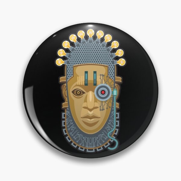 Item preview, Steampunk Africana - Bronze Sculpture Anachronism  designed and sold by Vector-Artist.