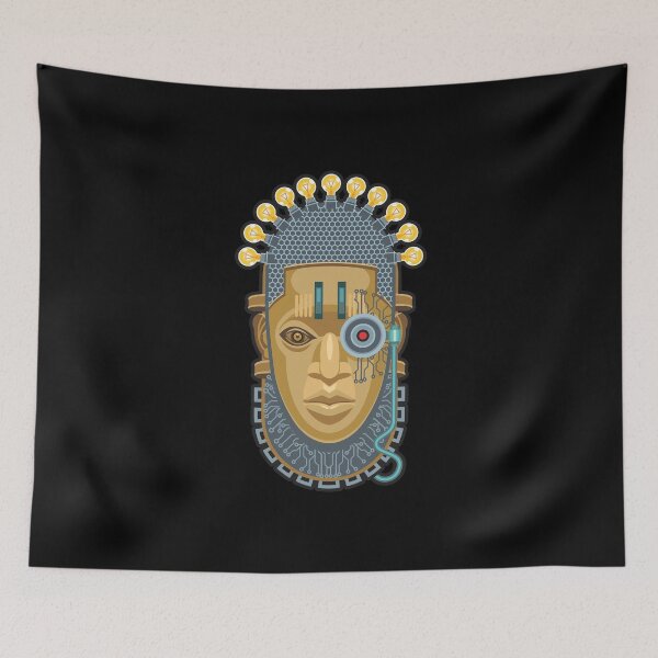 Item preview, Steampunk Africana - Bronze Sculpture Anachronism  designed and sold by Vector-Artist.