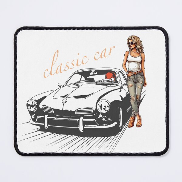 Item preview, Old car girl/ classic car designed and sold by Shadyshoo.