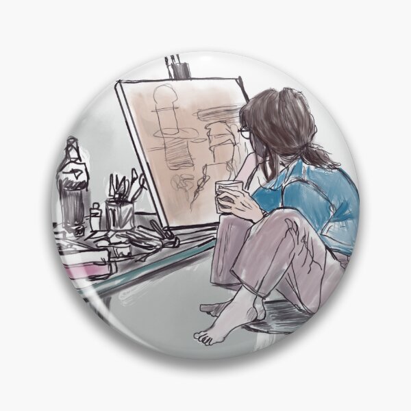 Item preview, Artist Art Painter Girl designed and sold by AnnaWertArt.