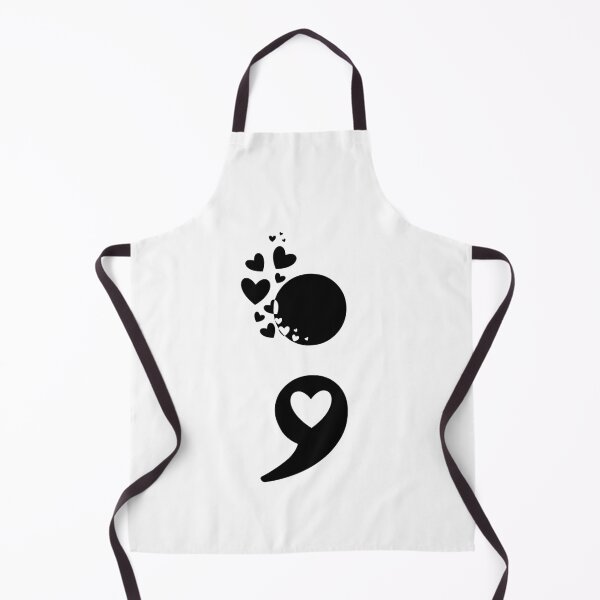 Item preview, Semicolon Hearts, Unfinished Story Heart designed and sold by Kondi-Art.