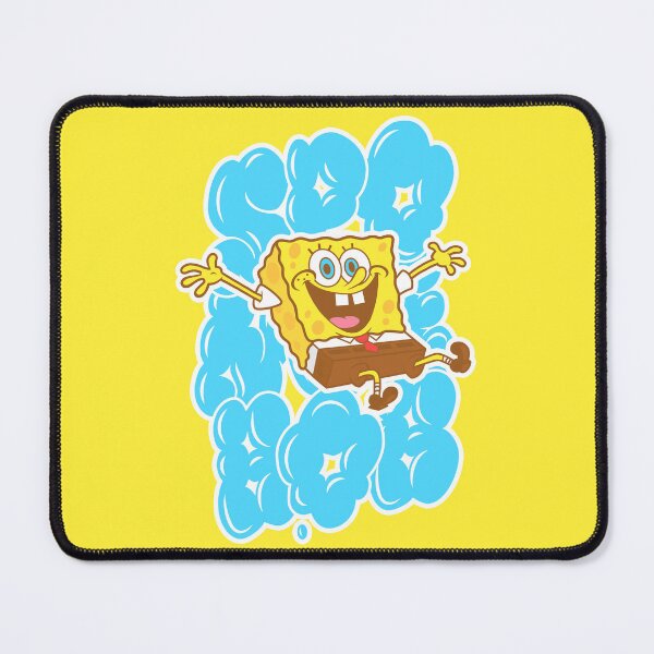 Item preview, Spongebob Falling with Blue Graffiti designed and sold by Seven Design.