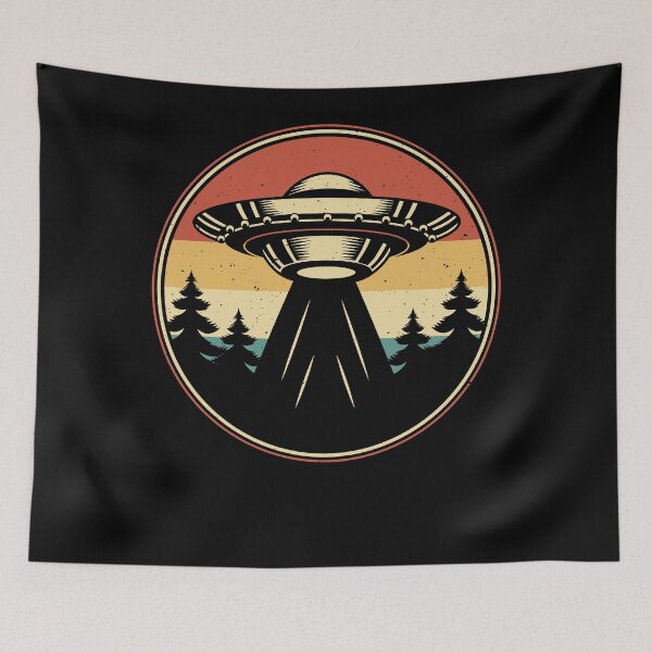 Item preview, Vintage Alien UFO Abduction Retro Deer Alien, Funny Aliens Design gift designed and sold by ArtByKatti.