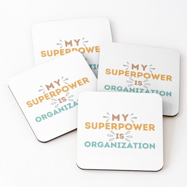 Item preview, My superpower is organization. designed and sold by Haute-Modiste.