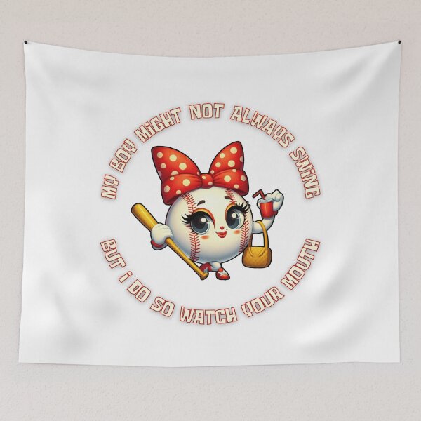 Item preview, My Boy Might Not Always Swing But I Do So Watch Your Mouth designed and sold by Pine-Shop.