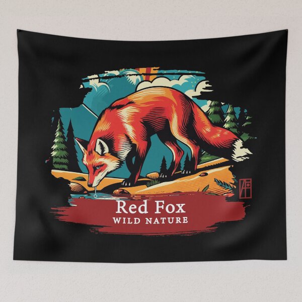 Item preview, Red Fox - WILD NATURE - RED FOX -3 designed and sold by ArtProjectShop.