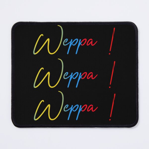 Item preview, Logo of my fitness activity Weppa with personaje and text color of the flag of Ecuador designed and sold by Alva-Allatino.