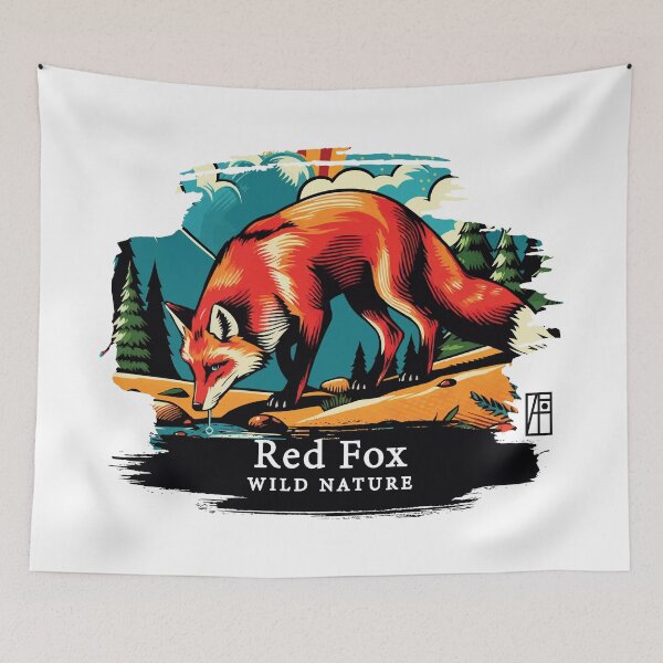 Item preview, Red Fox - WILD NATURE - RED FOX -4 designed and sold by ArtProjectShop.