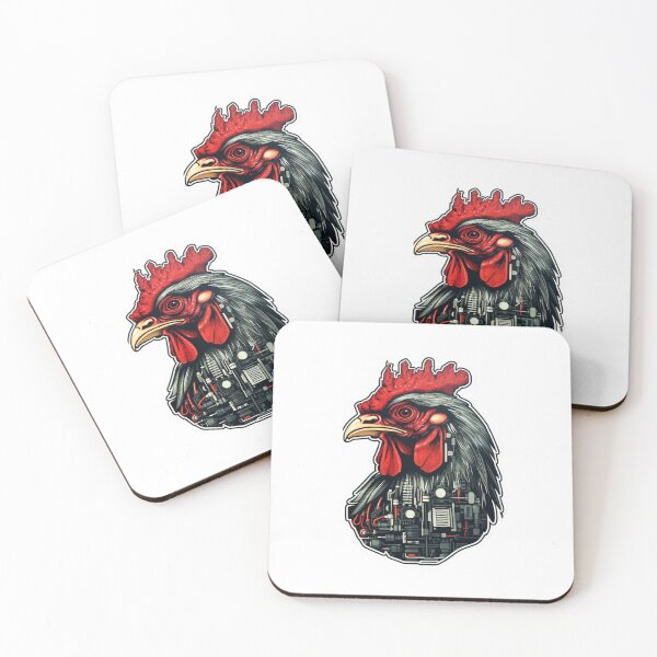 Item preview, Cyber Chicken // Chicken // cool animal // Cyber Animal // Future animal art // Animal Warrior // Animal cute art designed and sold by SMARTKIT  DESIGNAGENCY.