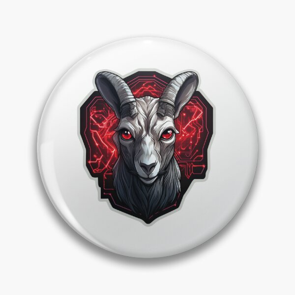 Item preview, Cyber Goat // Goat // cool animal // Cyber Animal // Future animal art // Animal Warrior // Animal cute art designed and sold by SMARTKIT  DESIGNAGENCY.