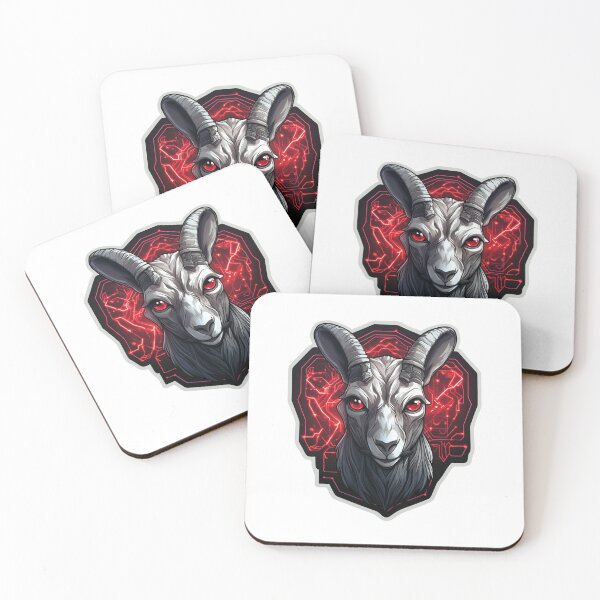Item preview, Cyber Goat // Goat // cool animal // Cyber Animal // Future animal art // Animal Warrior // Animal cute art designed and sold by SMARTKIT  DESIGNAGENCY.