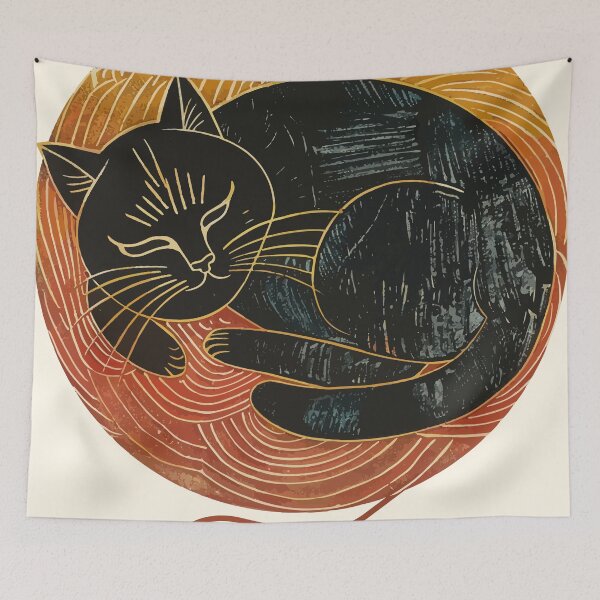 Item preview, Sleeping Cat designed and sold by ozgurkuvvet.