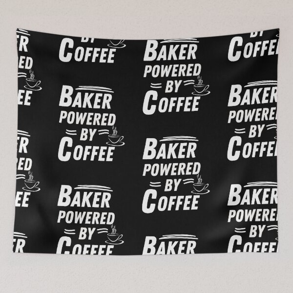 Item preview, baker powered by coffee designed and sold by annoying-shirts.