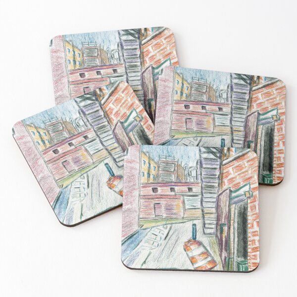Item preview, Downtown Raleigh Alley designed and sold by Misfitcane.