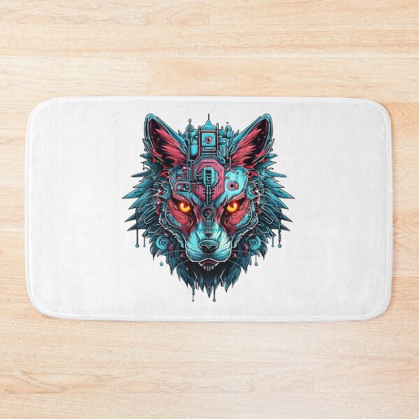 Item preview, Cyber Wolf // Wolf // cool animal // Cyber Animal // Future animal art // Animal Warrior // Animal cute art designed and sold by SMARTKIT  DESIGNAGENCY.