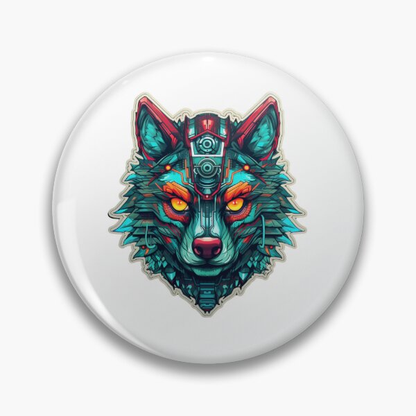Item preview, Cyber Wolf // Wolf // cool animal // Cyber Animal // Future animal art // Animal Warrior // Animal cute art designed and sold by SMARTKIT  DESIGNAGENCY.