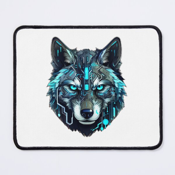 Item preview, Cyber Wolf // Wolf // cool animal // Cyber Animal // Future animal art // Animal Warrior // Animal cute art designed and sold by SMARTKIT  DESIGNAGENCY.