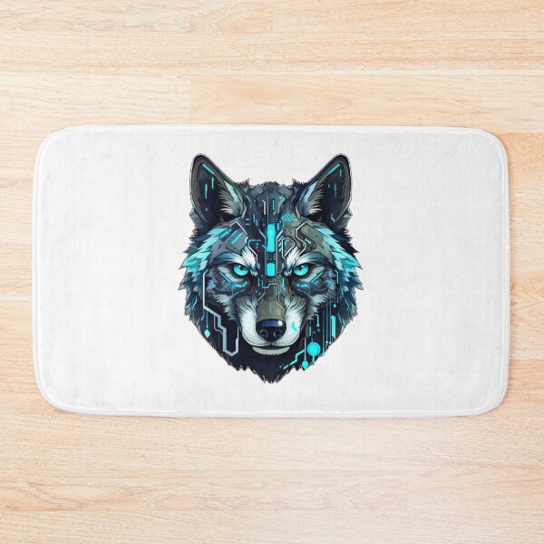 Item preview, Cyber Wolf // Wolf // cool animal // Cyber Animal // Future animal art // Animal Warrior // Animal cute art designed and sold by SMARTKIT  DESIGNAGENCY.