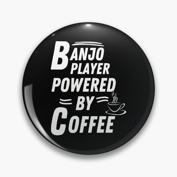 Item preview, banjo player powered by coffee designed and sold by annoying-shirts.