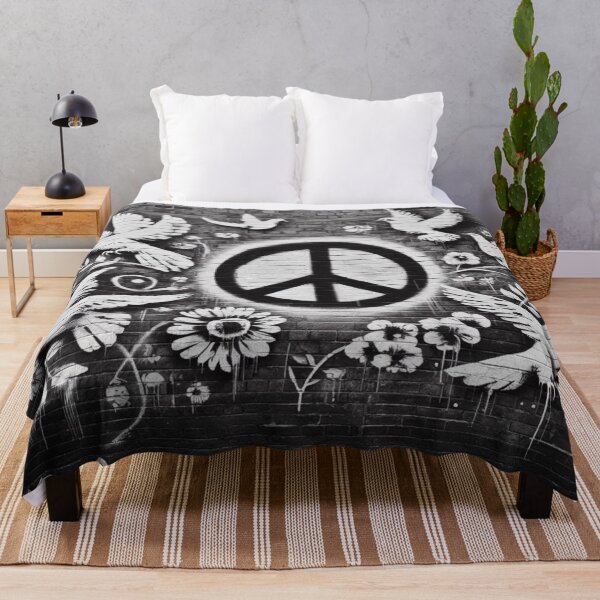Item preview, Graffiti - peace and peace doves designed and sold by bernhagen.