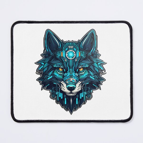Item preview, Cyber Wolf // Wolf // cool animal // Cyber Animal // Future animal art // Animal Warrior // Animal cute art designed and sold by SMARTKIT  DESIGNAGENCY.