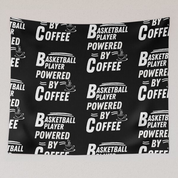 Item preview, basketball player powered by coffee designed and sold by annoying-shirts.