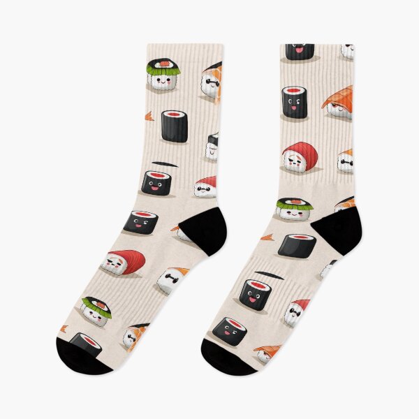 Item preview, Kawaii Sushi Lover Pattern Art designed and sold by DreamCraze.