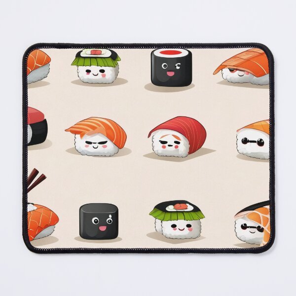 Item preview, Kawaii Sushi Lover Pattern Art designed and sold by DreamCraze.