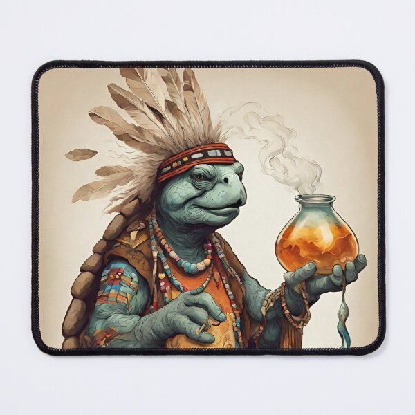 Item preview, Tortoise shaman, Beautiful Drawing 4 designed and sold by gao7650.