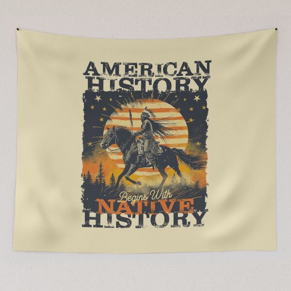 Item preview, American History Begins With Native History designed and sold by Wild-Co.