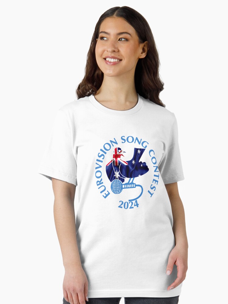 Thumbnail 2 of 7, Essential T-Shirt, Aussie Eurovision 2024 designed and sold by RedHairedAmazon.