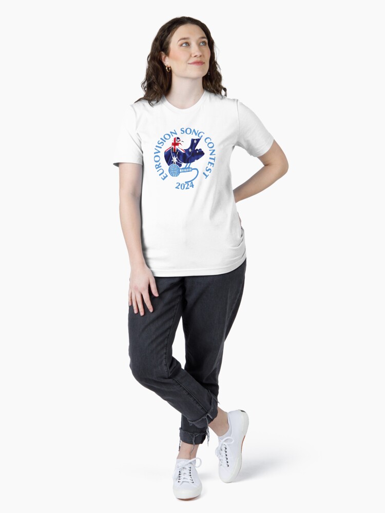 Thumbnail 4 of 7, Essential T-Shirt, Aussie Eurovision 2024 designed and sold by RedHairedAmazon.