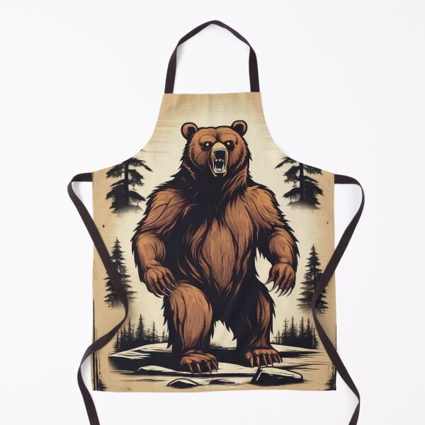 Item preview, Vintage Scary Bear Forest Horror designed and sold by DreamCraze.