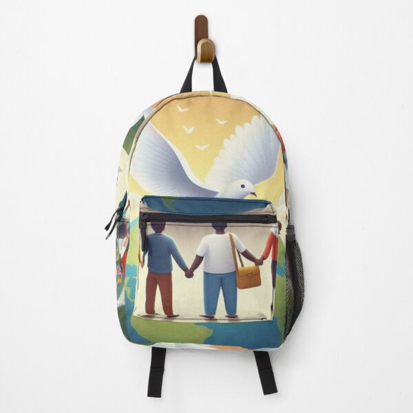 Item preview, People hand in hand around the earth designed and sold by bernhagen.