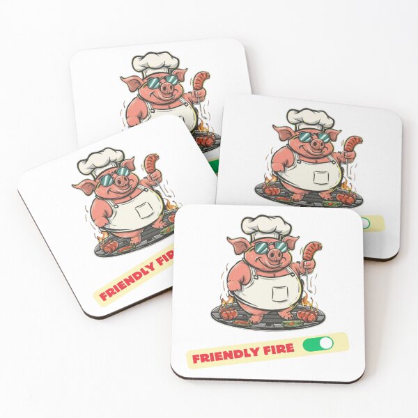 Item preview, Pig doing barbeque designed and sold by Filip Art Factory.