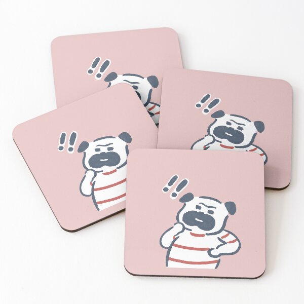 Item preview,  shock and cartoon pug designed and sold by LittleAdong.