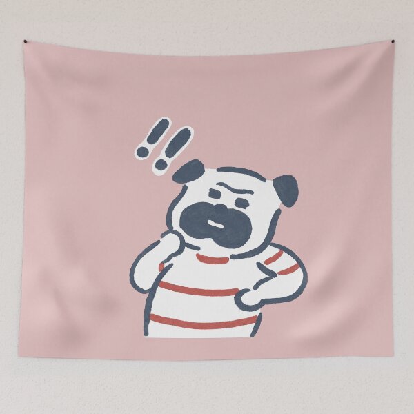 Item preview,  shock and cartoon pug designed and sold by LittleAdong.