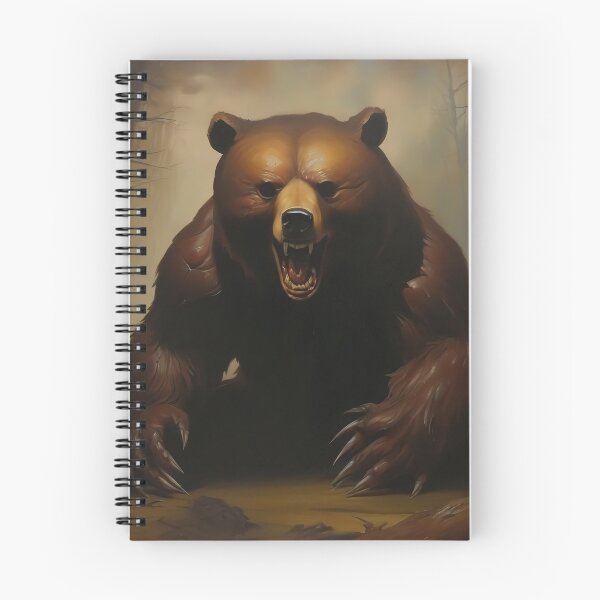 Item preview, Scary Horror Bear Oil Painting designed and sold by DreamCraze.
