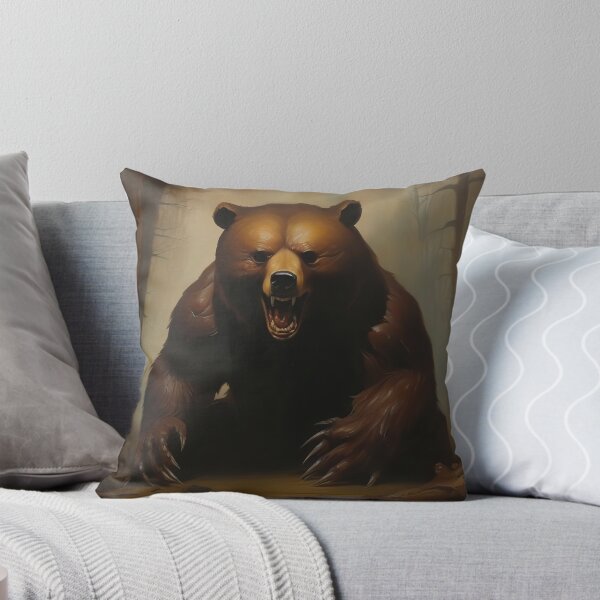 Item preview, Scary Horror Bear Oil Painting designed and sold by DreamCraze.