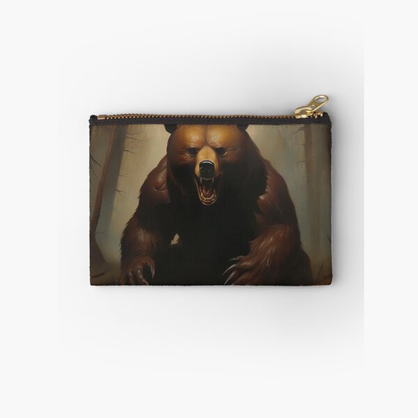 Item preview, Scary Horror Bear Oil Painting designed and sold by DreamCraze.