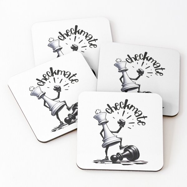 Item preview, Chess Player Checkmate Cartoon Graphic Illustration designed and sold by MTJ-Mushrooms.