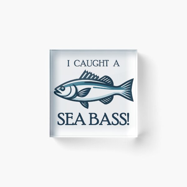 Item preview, I Caught a Sea Bass! designed and sold by erysavy.