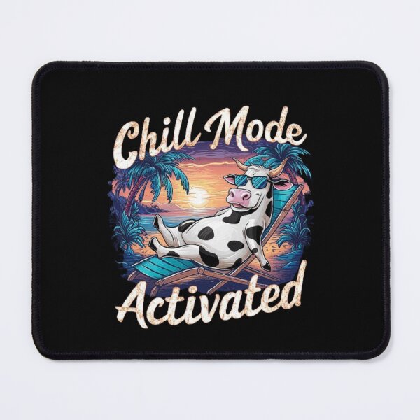 Item preview, Chill Mode Activated , Funny cow designed and sold by love3617.